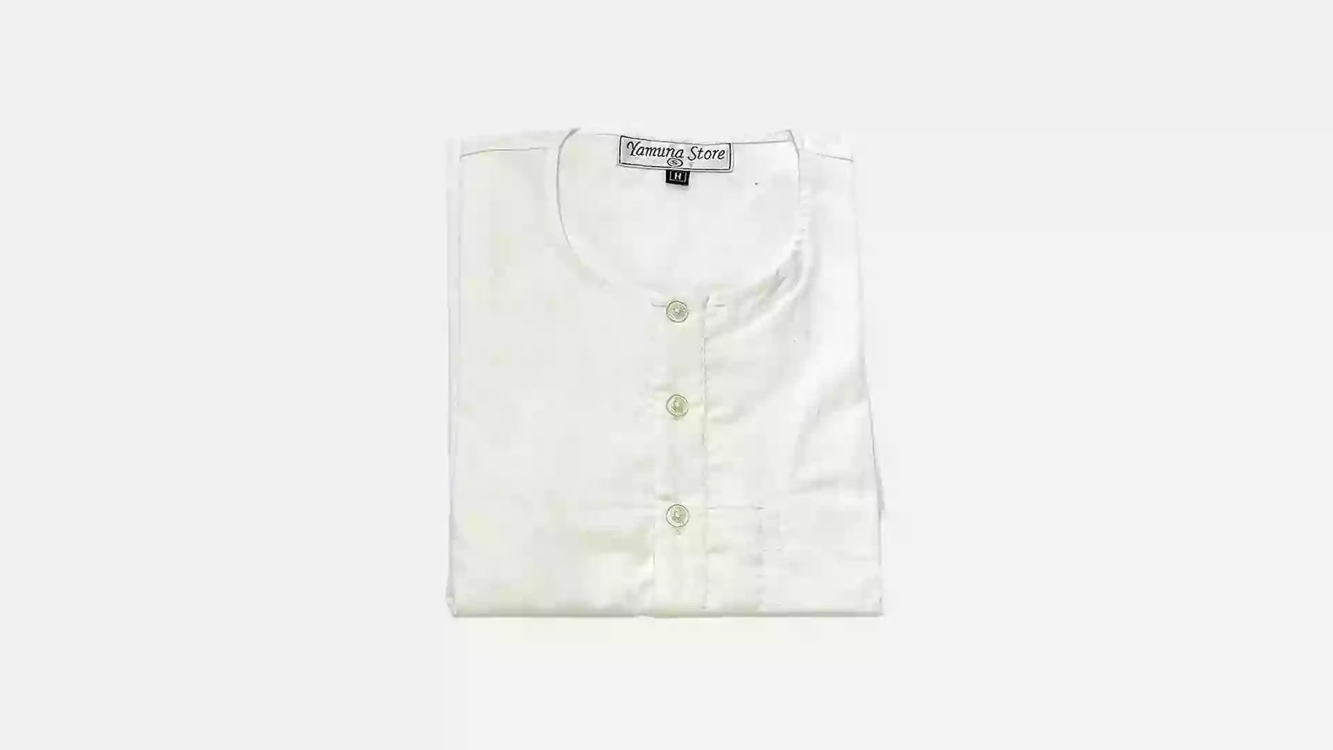 Men White Kurta - Men White Kurta S